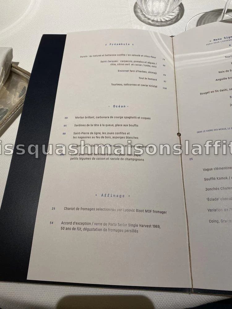 Les Menus et Prix du Restaurant Christopher Coutanceau : Une Exploration Culinaire